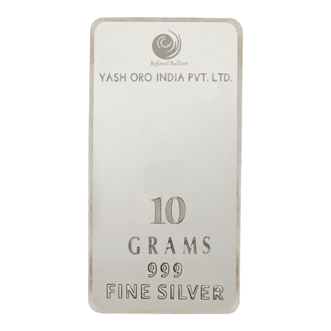 Silver Mintedbar 10 Grams