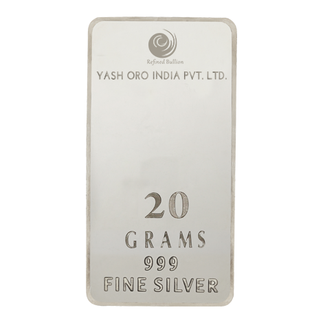 Silver Mintedbar 20 Grams